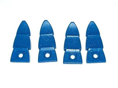 Meccano Erector Set 7901 Motorized Helicopter Replacement Parts Pieces Lot of 4 - Image 1 of 2