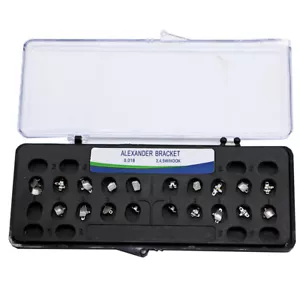 Nuevos 10 kits de brackets Alexander de ortodoncia dental con 345 ganchos 018"" - Imagen 1 de 10