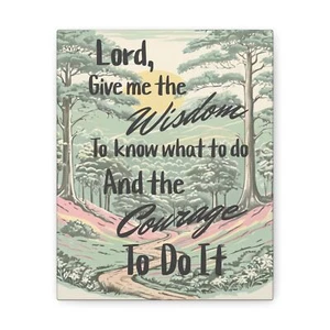 Inspirational Canvas Gallery Wrap, Motivational Wall Art, Home Decor, Gift for - Picture 1 of 33