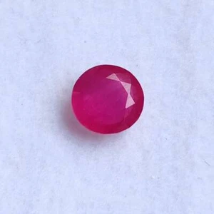 0.50 Ctw Natural Red Burma Ruby Round Cut Loose Gemstone Jewelry Making - Picture 1 of 5