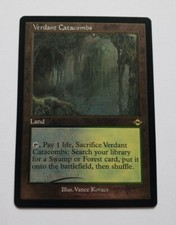 Verdant Catacombs MTG Modern Horizons 2 Retro Frame Foil Etched