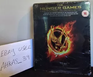 Brand New Sealed The Hunger Games Blu Ray Steelbook - 3 Disc Collecters Edition - Picture 1 of 2