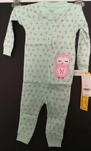 Carter's 1-Piece Certified Organic Snug Fit Cotton Footless PJs Size:12M Color:M - Picture 1 of 2