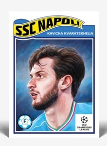 Khvicha Kvaratskhelia - Topps Living Set #611 Naples