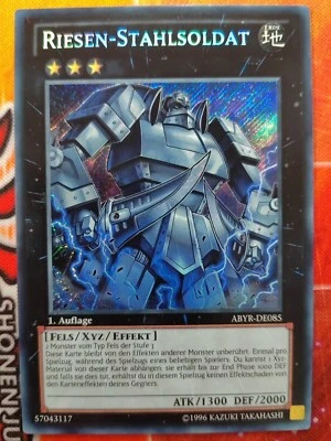 RIESEN-STAHLSOLDAT - ABYR-DE085 Secret Rare / 1. Auflage Near Mint  - Bild 1 von 2