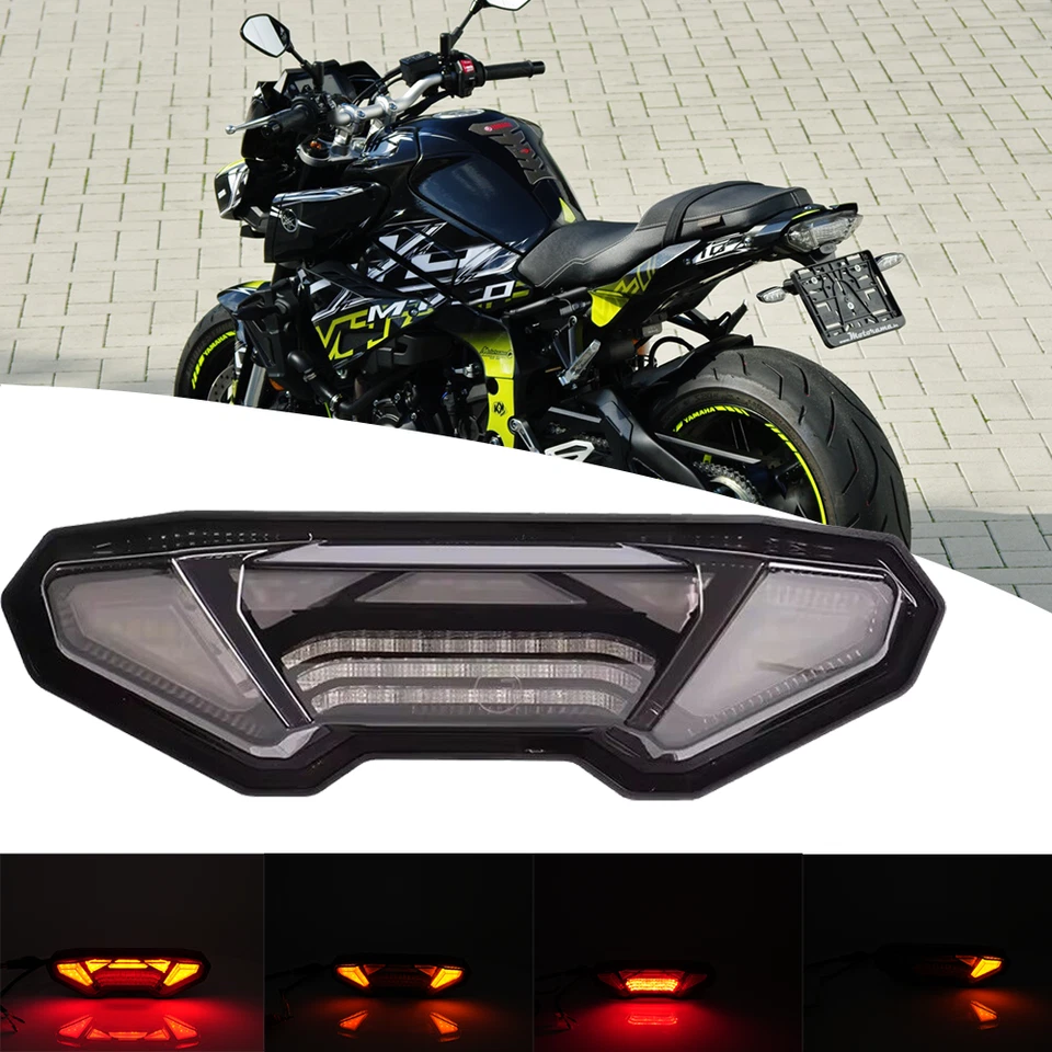 集成 LED 尾刹车灯转向信号适用于 YAMAHA FZ09 MT09 FJ09 FZ10 MT10  — 第 1/4 张图片