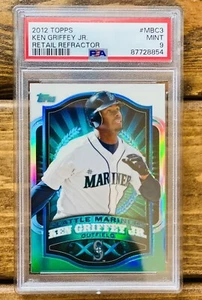 Ken Griffey Jr. Refractor Topps Chrome Retail Only Chase 2012 PSA 9 Low POP - Picture 1 of 2