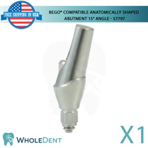 Abmento dental de titanio de 15° ángulo de 15° 57797 compatible con BEGO® - Imagen 1 de 6