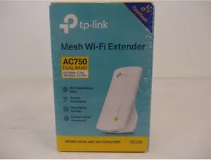 NEW TP-LINK RE220 AC750 DUAL BAND MESH WI-FI EXTENDER - Picture 1 of 5