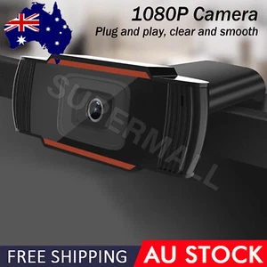 1080P Webcam Full HD USB 2.0 For PC Desktop Laptop Web Camera with Microphone OZ - Picture 1 of 8
