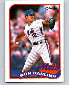 1989 O-Pee-Chee Baseball #105 Ron Darling  New York Mets V95536