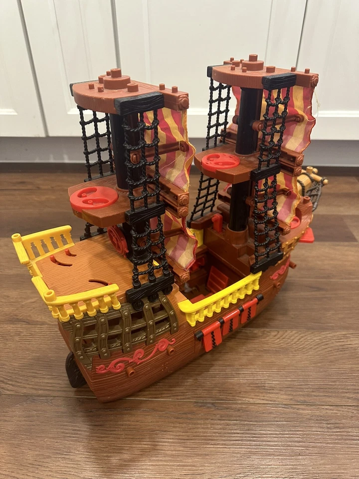 Barco pirata de juguete Fisher Price (2006). Imaginext L1284 Mattel Adventures. Retirado. Foto 1 de 4
