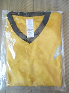 Star Trek 2009 Kellogg’s Promotional Uniform Shirt Gold Kirk Sulu Chekov LG NIP - Picture 1 of 4