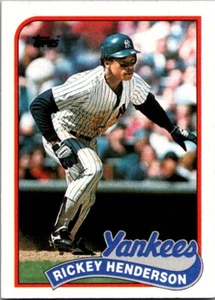 Topps Baseball 1989 #380 Rickey Henderson *Nuevo* - Imagen 1 de 1