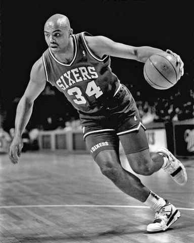 1989 Philadelphia 76ers CHARLES BARKLEY Glossy 8x10 Photo Basketball Poster HOF Cover