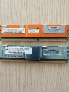 2 x 398705-051 - HP 512MB PC2-5300F 1Rx8 Fully Buffered ECC DDR2-667 - Zdjęcie 1 z 4