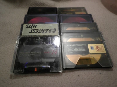 MINIDISC SONY 4x74"  e 4x80" USATI OTTIMO STATO LOTTO DI 8 $6 - Immagine 1 di 4
