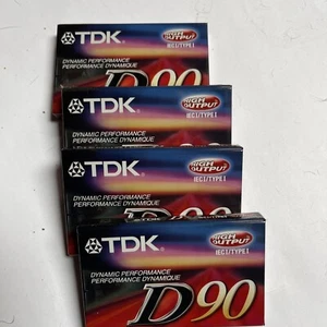 TDK D60 High Output Blank Audio Cassette TapesIECI/Type I- NEW SEALED Recording - Picture 1 of 1