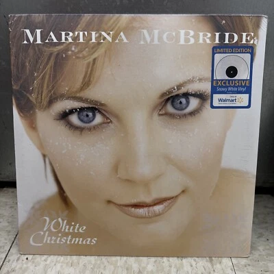 MARTINA McBRIDE  WHITE CHIRSTMAS Limited Edition Snowy White Vinyl 33 1/3 record - Image 1 of 3