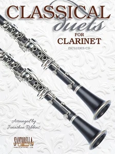 Classical Duets For Clarinet * Now with QR Code & CD * Shipped from Publisher! - Picture 1 of 7