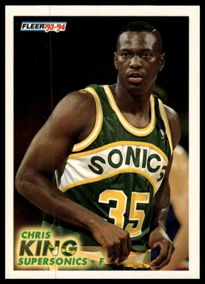 1993-94 Fleer #383 Chris King - Image 1 of 2