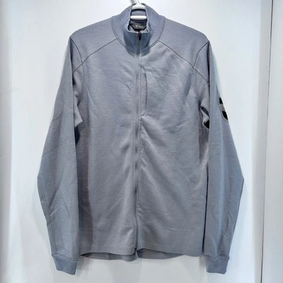 Ibex Mens Large Merino Wool Full Zip Lightweight Jacket Reflective Outdoor - Image 1 of 4