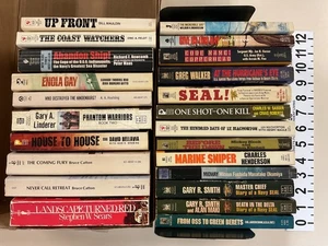 Military Non-Fiction PB lot of 23 Vietnam, WWII, Civil War, Desert Storm - Picture 1 of 7