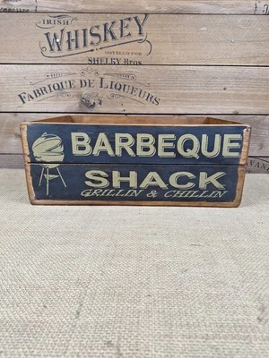 36 cm Black Decorative BBQ Storage Box - Image 1 of 4