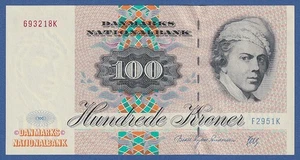 DINAMARCA / DENMARK -- 100 KRONER (19)95 -- EBC / XF -- F2 -- PICK 54c . - Picture 1 of 2