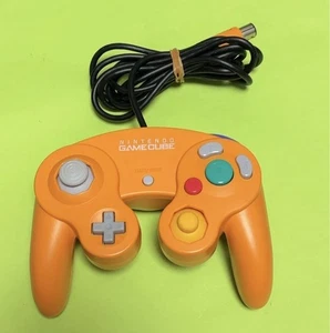 Nintendo GameCube Controller Orange DOL-003 OEM Official - Picture 1 of 3