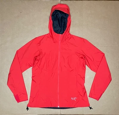 Arc'teryx Woemn’s M Solano Hoody Goretex Windstopper Jacket Red Excellent - Image 1 of 4