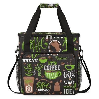 Green Coffee Cafe Maker Carrying Bag Travel Case Compatible with Keurig K-Min... - Image 1 of 4