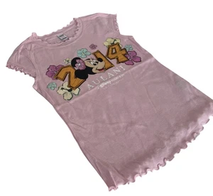Disney Girls Minnie Mouse Aulani Resort & Spa 2014 Pink Shirt Size Medium - Picture 1 of 3