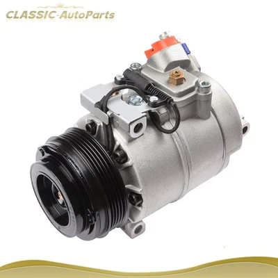 A/C AC Compressor For BMW 330Ci 330i 330xi 525i 528i 530i 540i 740i 1999 1.9L - Image 1 of 4