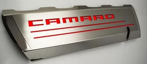 Placas superiores ACC rojo brillante incrustación 'CAMARO' para Camaro SS 2016-20 con rieles de combustible ACC - Imagen 1 de 2