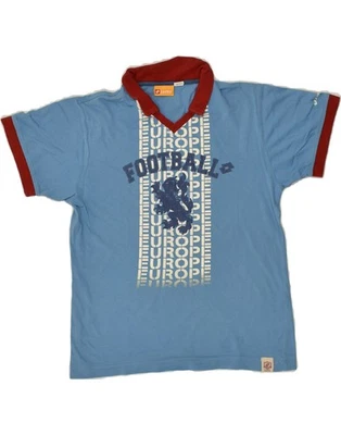 LOTTO Boys Graphic Polo Shirt 10-11 Years Blue Cotton BG99 - Image 1 of 3