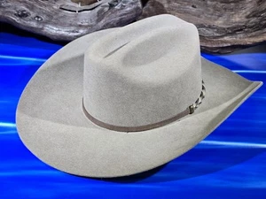 Stetson American Buffalo Collection 100% Wool Cowboy Hat Size 7-1/4 w/ Box - Picture 1 of 9