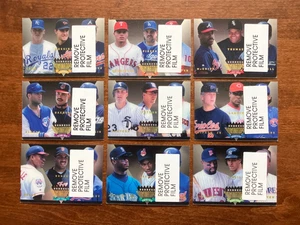 1995 Donruss Dominators inserts, Complete Set (#1-9), NM with protective film - Picture 1 of 9