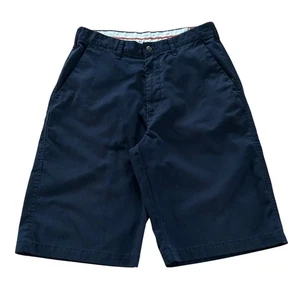 Volcom Chino Shorts Men's Size 30 Dark Blue Loose Baggy Skater Casual Summer - Picture 1 of 9