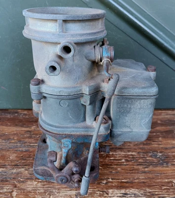 Vintage Stromberg 97 2BL Carburetor ~ V8 ~ Cast Iron Base ~ Parts Core Rebuild Foto 1 de 4