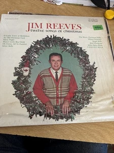 Vintage Jim Reeves Twelve Songs of Christmas RCA Victor Record (1963) - Picture 1 of 11