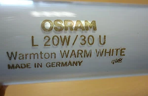 OSRAM Spezial Leuchtstofflampe U-Form L20W/30U Weiß T12 30cm Warmton - Bild 1 von 5