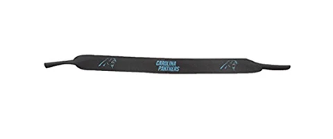 NFL LARGE Carolina Panthers Neoprene Sunglass Eye Glass Retainer Strap Holder Cover
