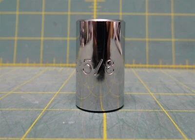 Stanley Proto J5420 Chrome 5/8" SAE Socket 12pt 1/2" Drive Made in USA - Image 1 of 4