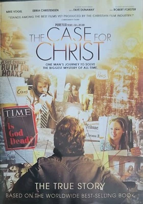 The Case for Christ DVD Mike Vogel Erika Christensen Faye Dunaway Lee Strobel US - Image 1 of 3