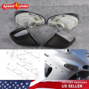 Turn Signals Light Indicator Lamp Lens For KAWASAKI ZZR1100D NINJA ZX11 ZZR 1200 - Picture 1 of 24