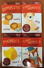 Bendon Flash Cards. Pack Of 4. Opposites, Phonics And Sight Words 1 And 2