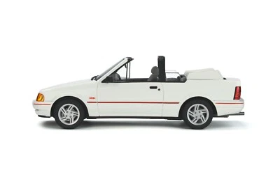 Ford Escort Mk4 XR3i Cabriolet Diamond White 1986 1:18 Otto OT398 . Limited - Image 1 of 4