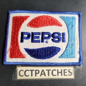 VINTAGE PEPSI COLA 3 3/4" BY 2 5/8" PATCH - Picture 1 of 2