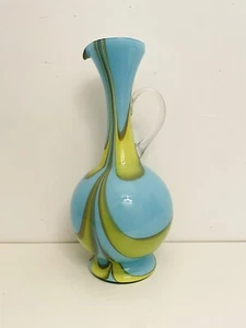 🟠 grande vaso Vintage in vetro di Murano incamiciato design Carlo Moretti 1980 - Foto 1 di 6
